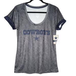 Dallas Cowboys Authentic NFL Women's Graphic Logo T-Shirt, Size Medium, NWT